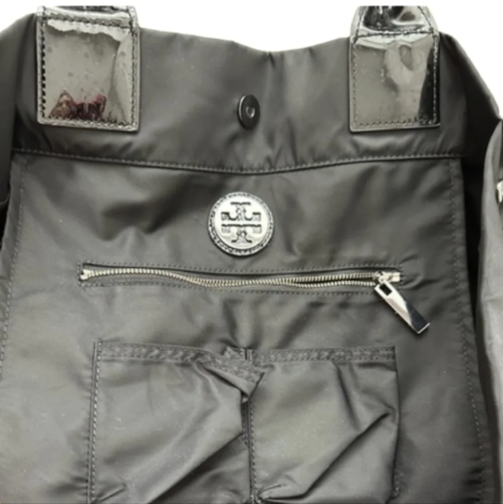 Tory Burch Ella Tote bag in Black Snake Print - Picture 3 of 11